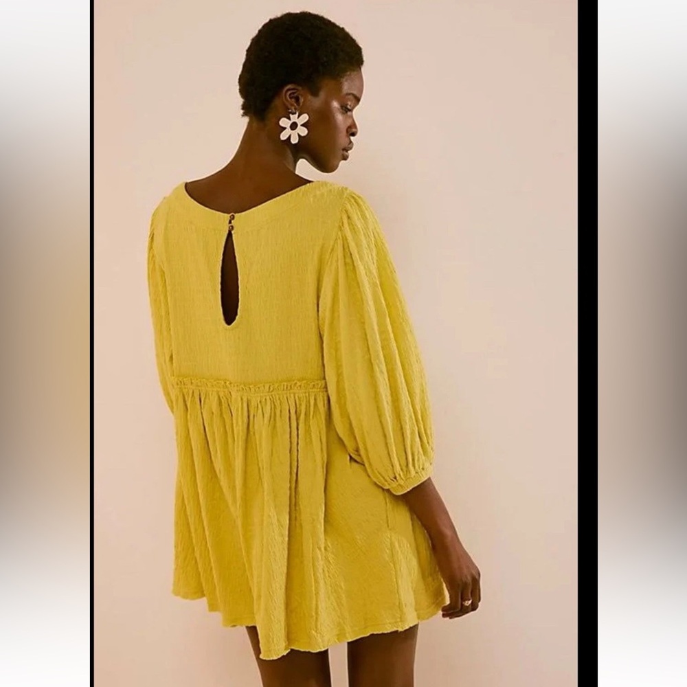 NWT Free People Beach Apple Green Babydoll Romper size S